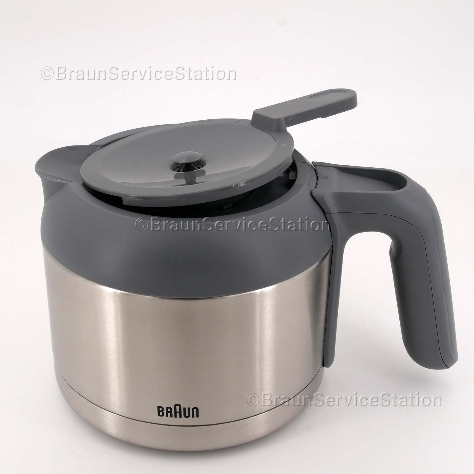 Thermo-Ersatzkanne für Braun Kaffeemaschine KF5105 weiß, 7313211044