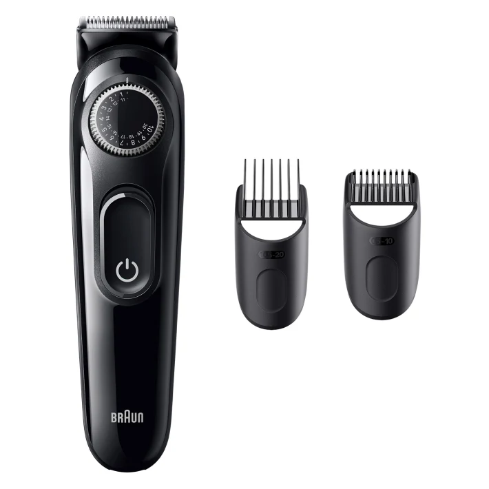 Braun Barttrimmer BT3410 mit Präzisionsrad und 3 Styling-Tools