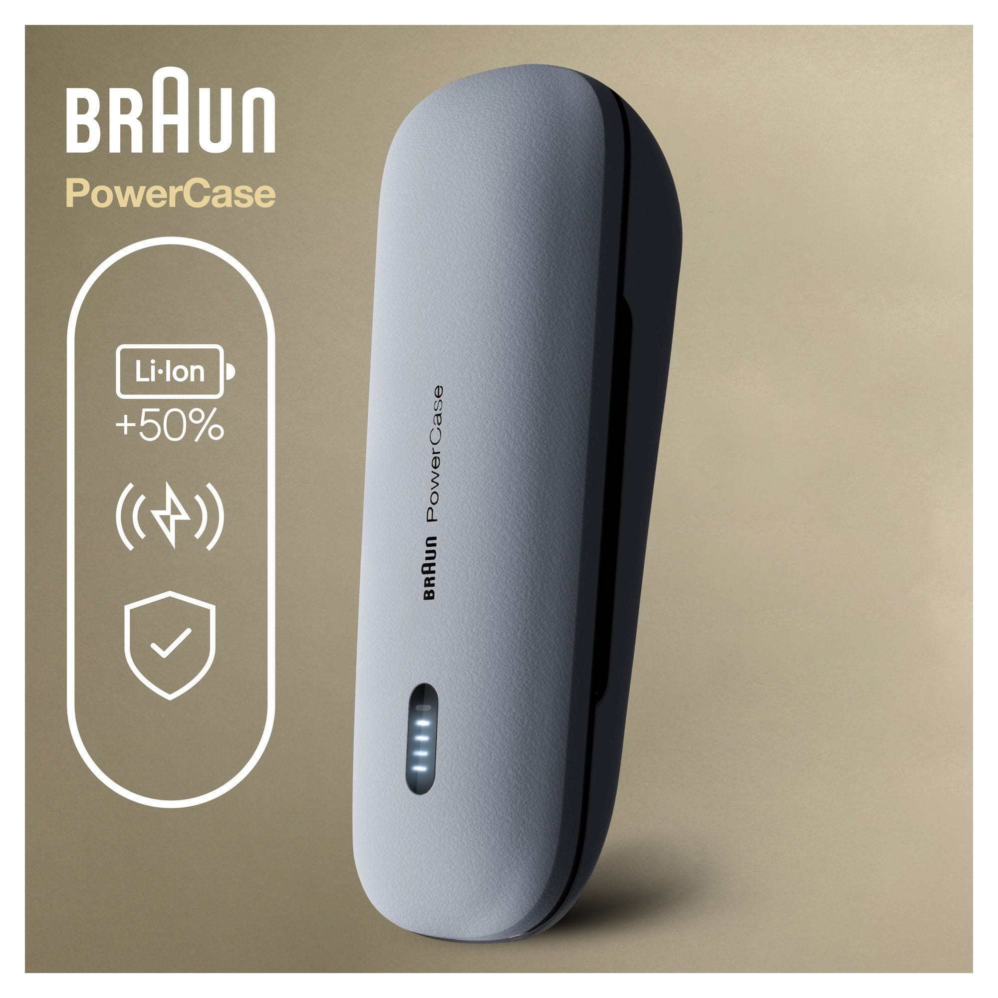 Braun PowerCase, mobiles Rasierer-Ladeetui Typ 5796, für Series 9 und Series 8 Rasierer, 81753865