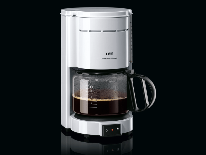 Braun Kaffeemaschine KF 47 Aromaster Classic weiß