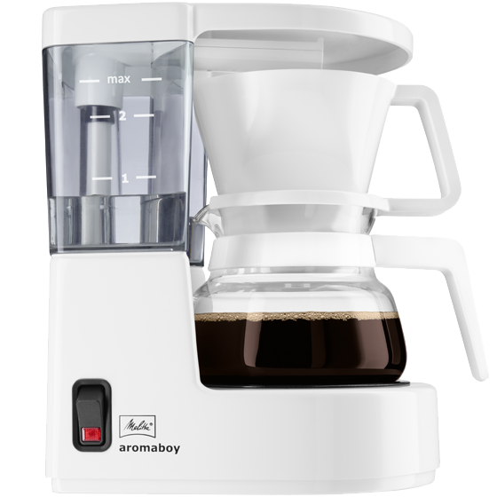 Melitta Aromaboy Kaffeemaschine für 2 Tassen weiß