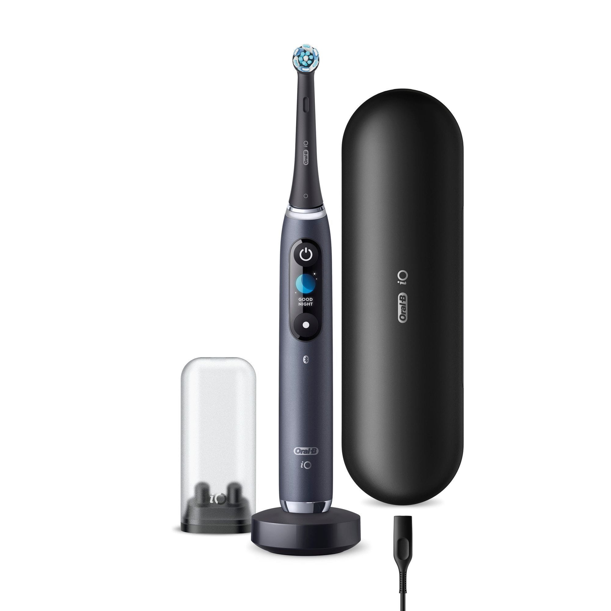 Oral-B iO 9 Elektrische Zahnbürste mit Magnet-Technologie, schwarz onyx