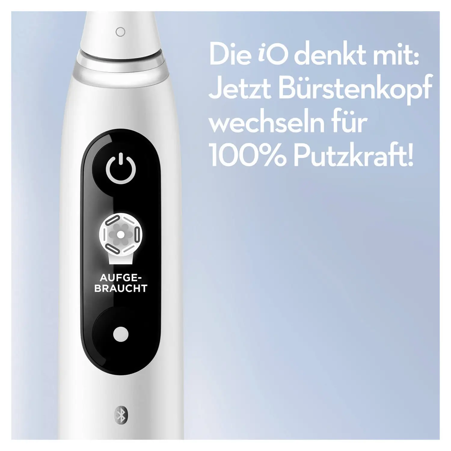 Oral-B iO 7 Elektrische Zahnbürste mit Magnet-Technologie, weiß