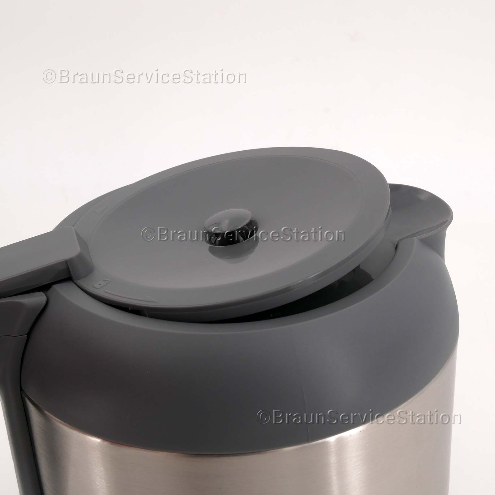 Thermo-Ersatzkanne für Braun Kaffeemaschine KF5105 weiß, 7313211044