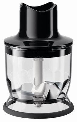 Zerkleinerer komplett schwarz 350ml für Braun Stabmixer Typ 4199