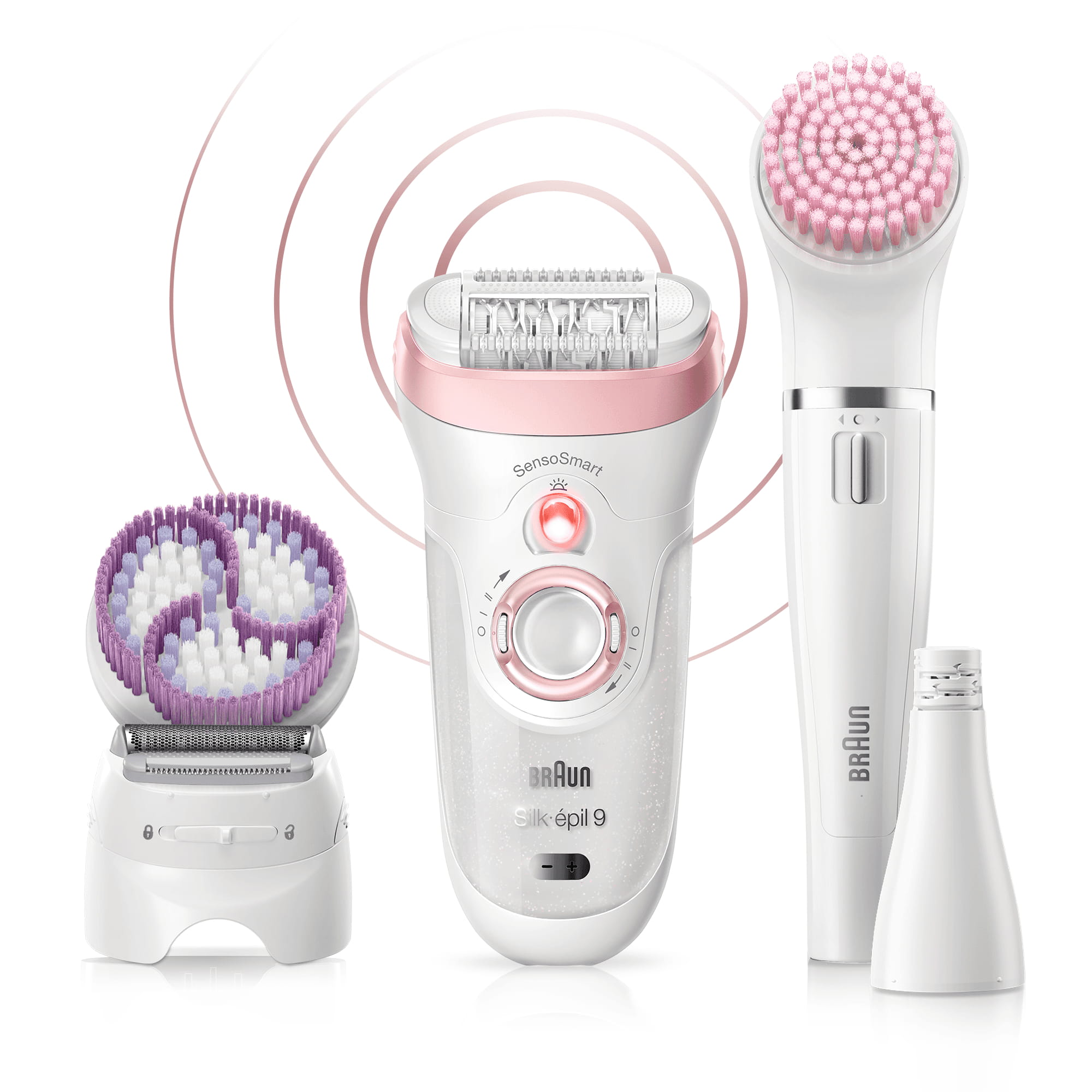 Braun Silk-épil Beauty-Set 9 9-975 Deluxe 6-in-1 Kabellose Wet&Dry Haarentfernung