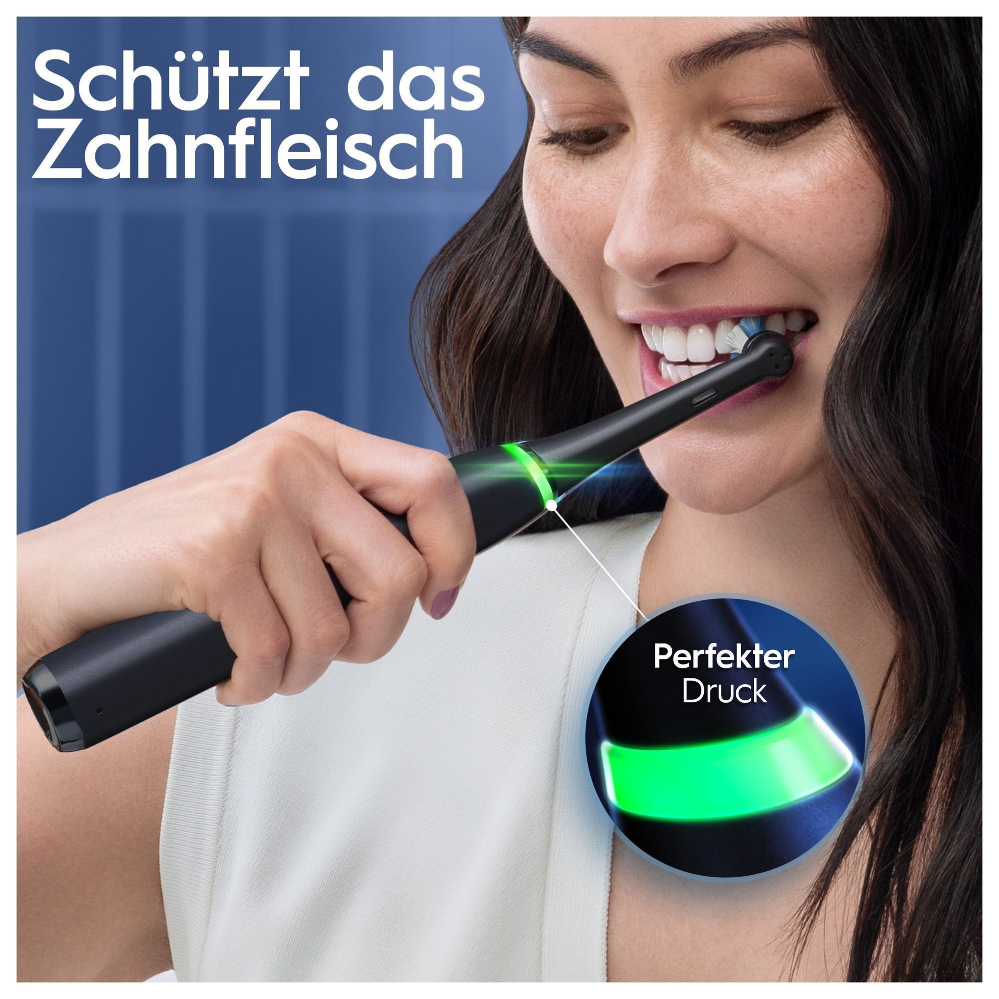 Oral-B iO 7N Elektrische Zahnbürste mit Magnet-Technologie, schwarz