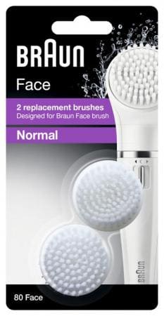 Braun Face Gesichtsreinigungsbürstenkopfaufsatz, 2er-Set normal, 81491933