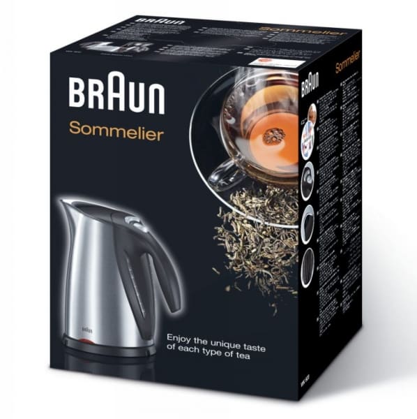 Braun Wasserkocher WK 600 Sommelier edelstahl