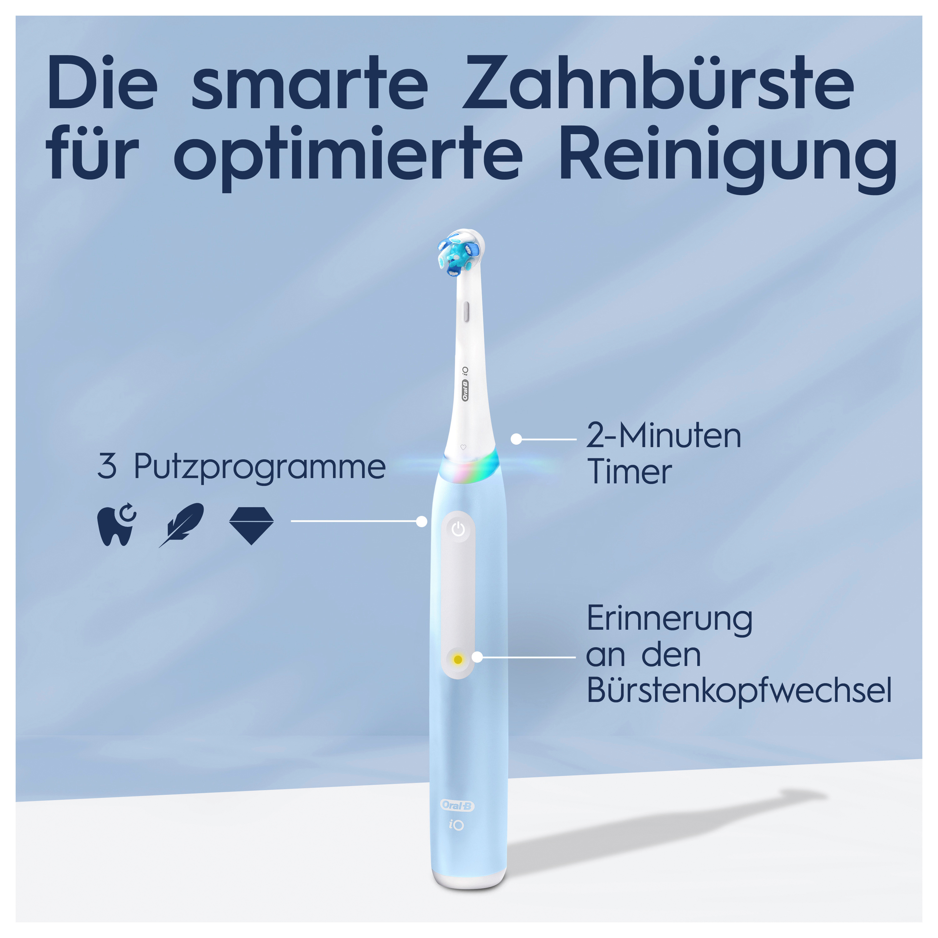 Oral-B iO Elektrische Zahnbürste Series 3N Ice Blue