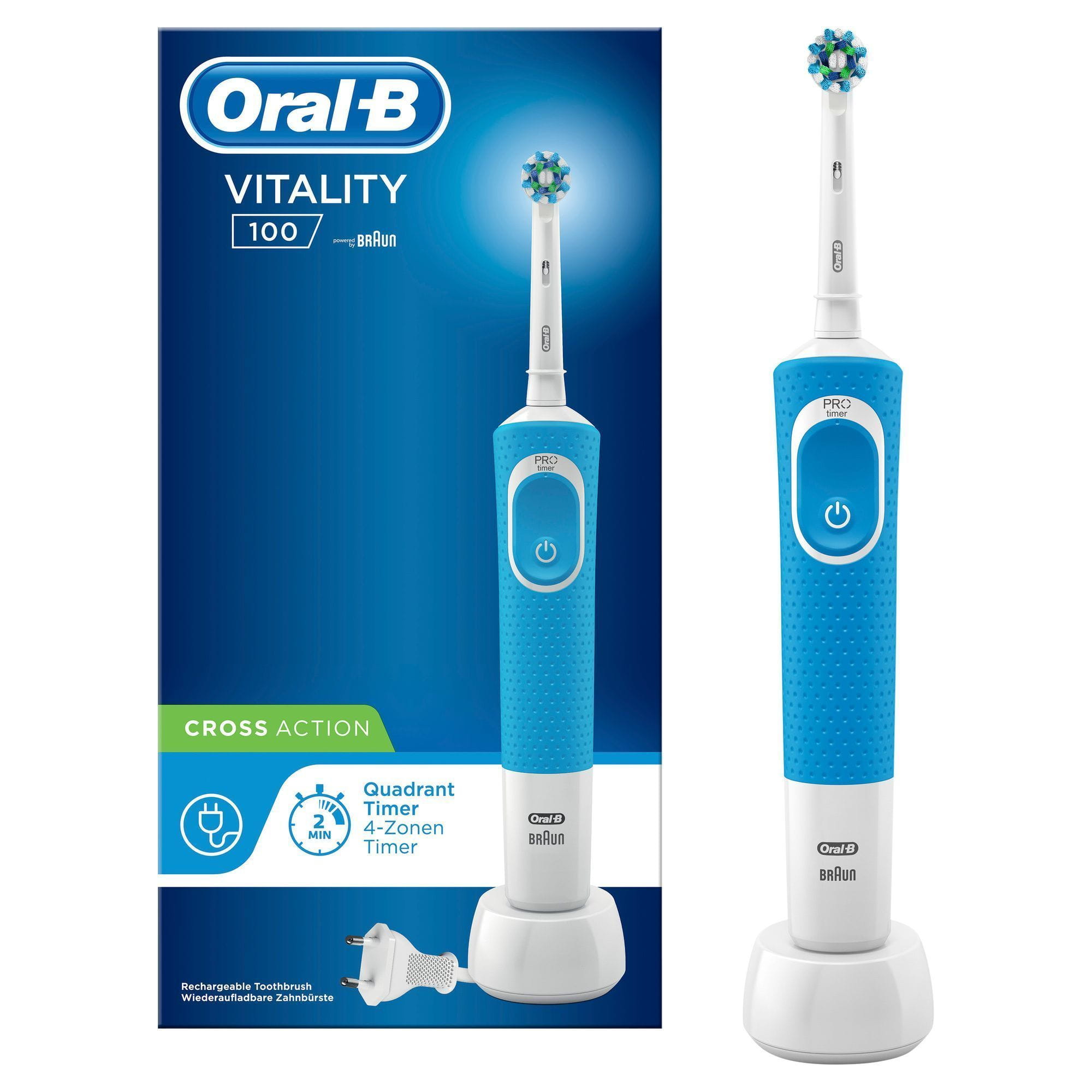 Braun Oral-B Vitality 100 Cross Action, blau