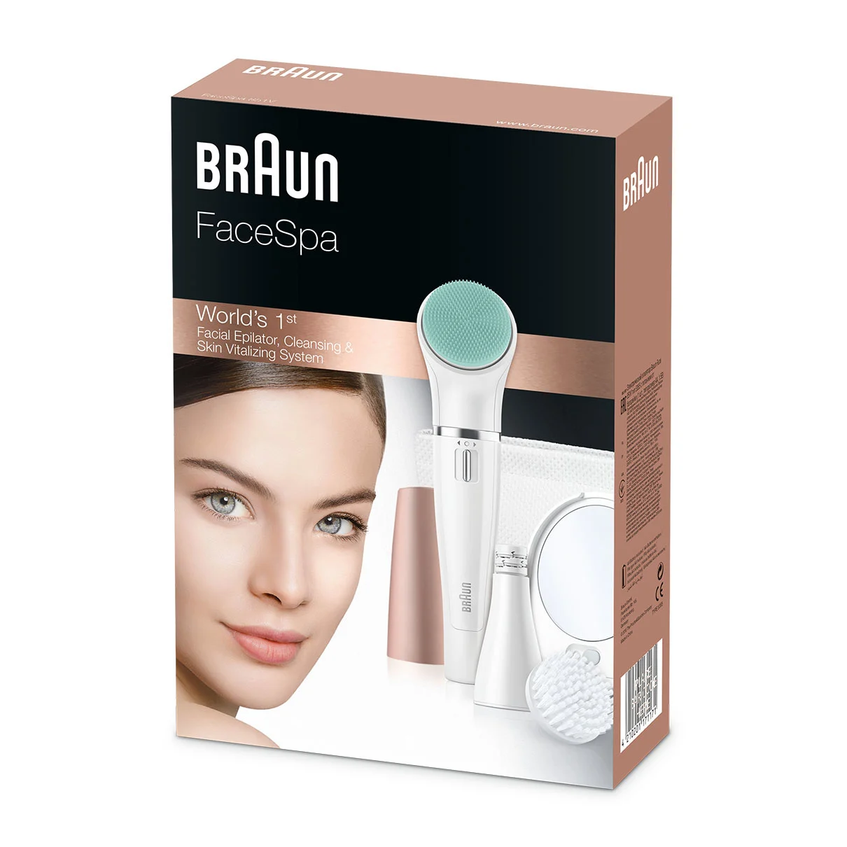 Braun FaceSpa 851V- 3-in-1