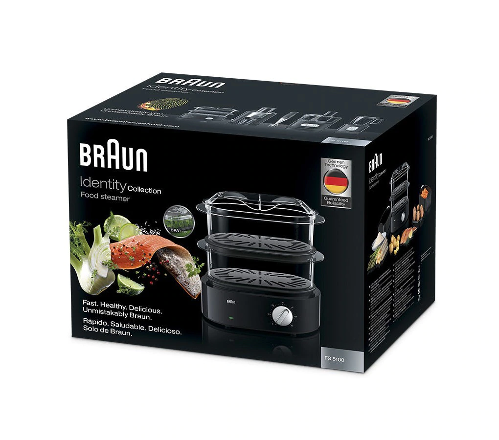 Braun IdentityCollection Dampfgarer FS 5100 schwarz