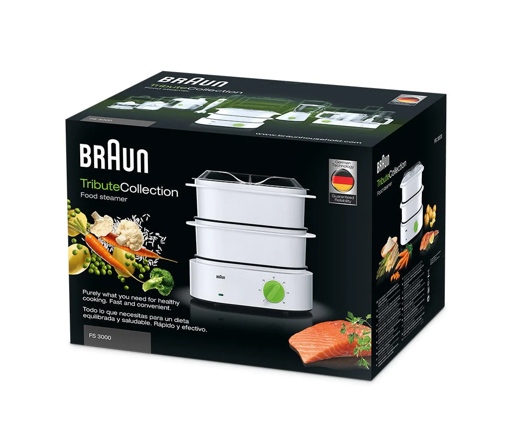 Braun TributeCollection Dampfgarer FS 3000 weiß