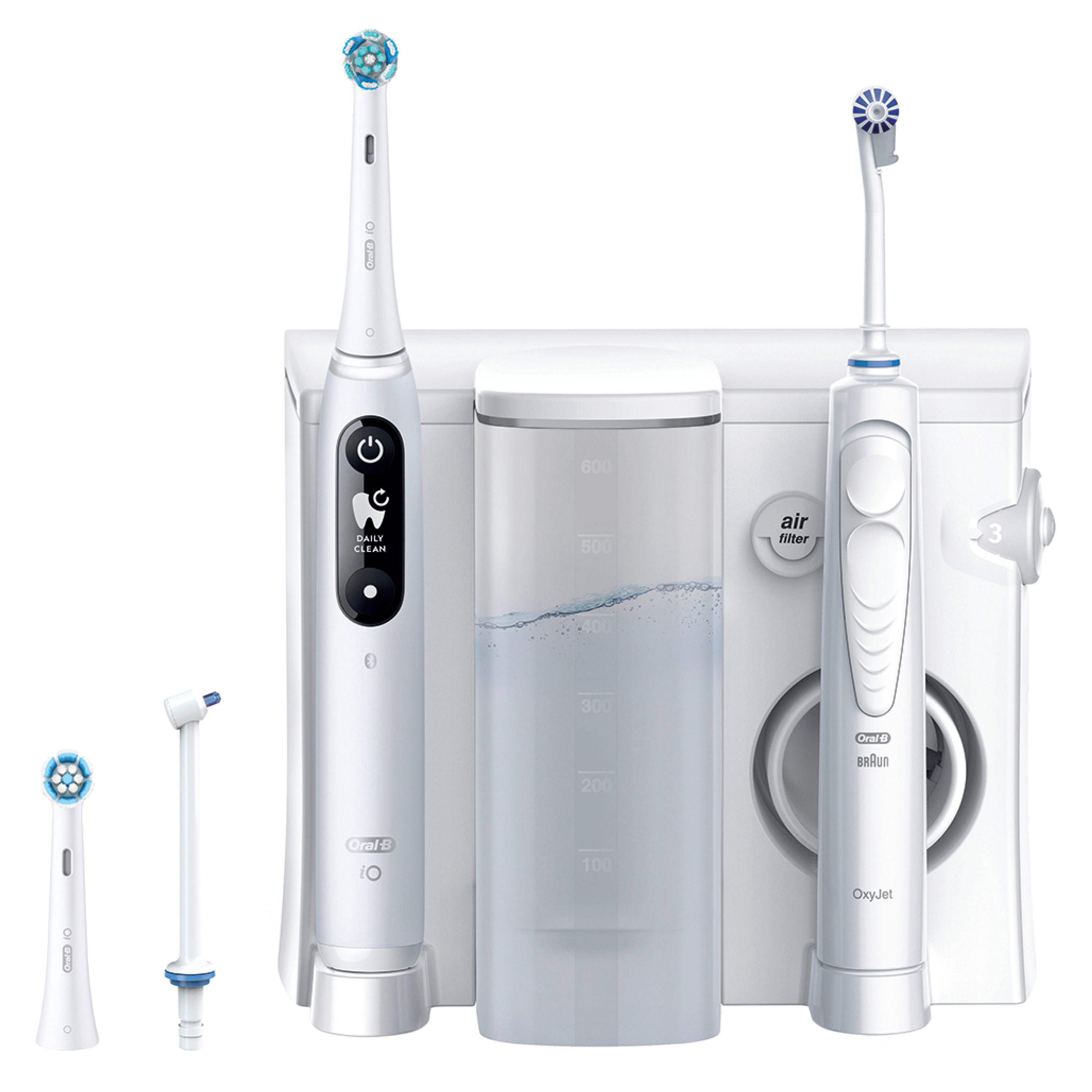 Oral-B OxyJet Reinigungssystem-Munddusche + Oral-B iO Series 6