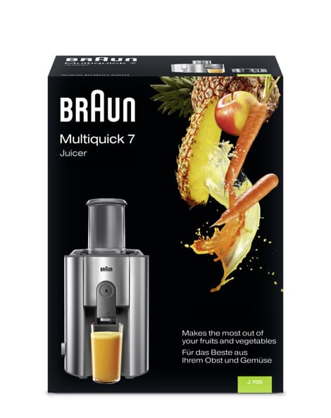 Braun Entsafter Multiquick 7-J 700 silber