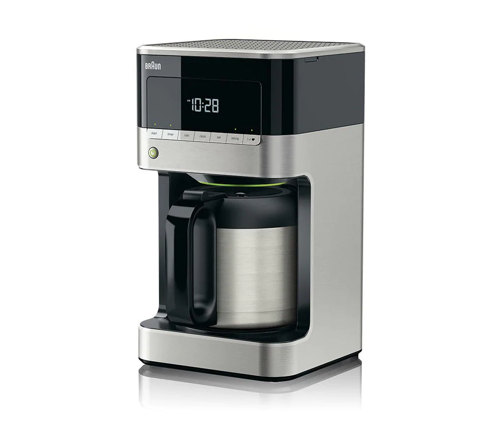 Braun Kaffeemaschine PurAroma 7 KF 7125, Edelstahl - schwarz