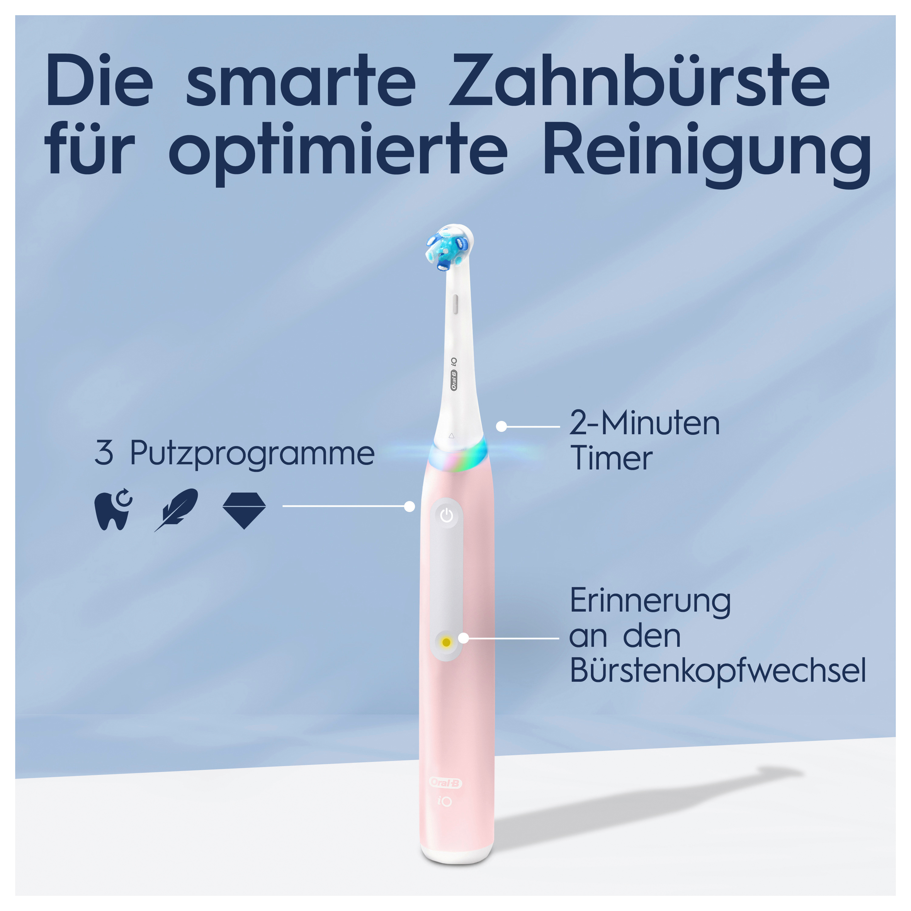 Oral-B iO Elektrische Zahnbürste Series 3N Blush Pink