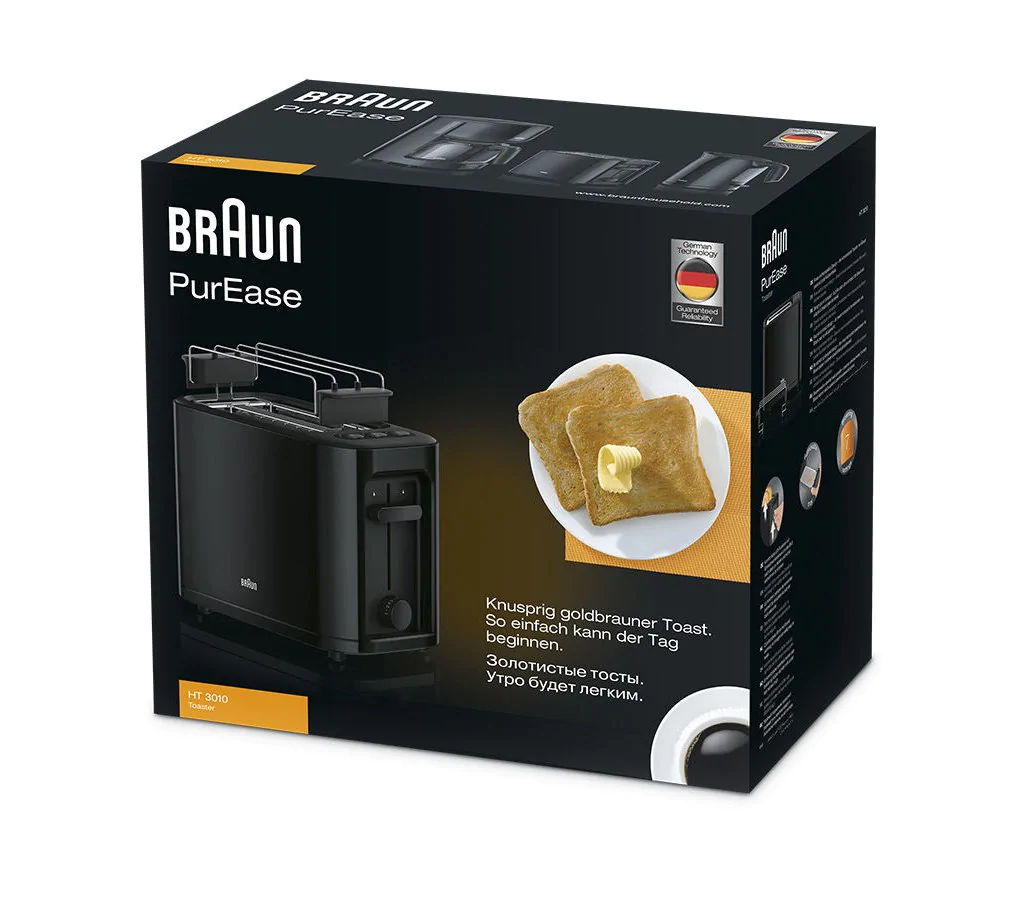 Braun Toaster PurEase HT 3010 Schwarz