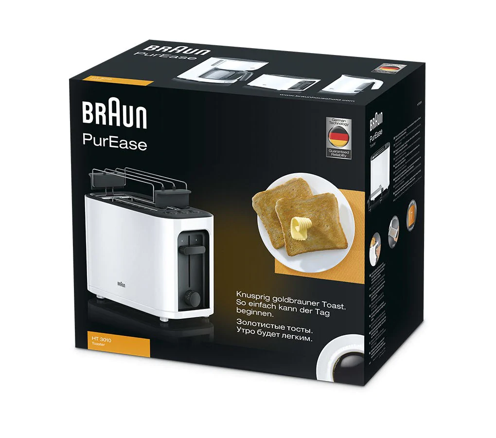 Braun Toaster PurEase HT 3010 Weiß