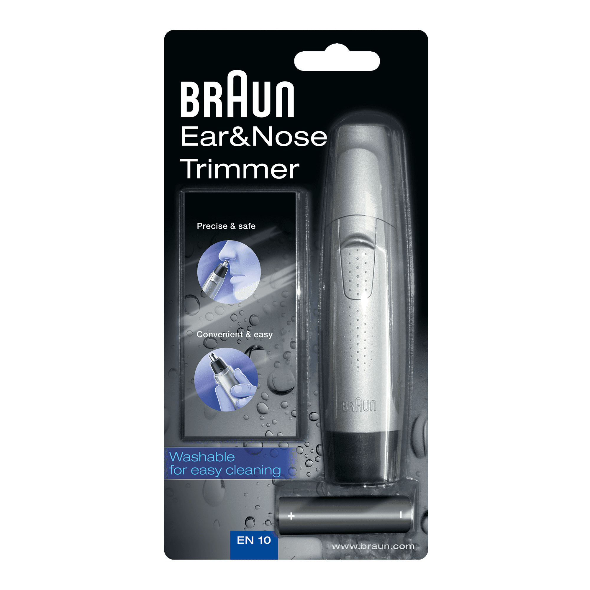 Braun Exact Series Ohr- und Nasenhaarschneider EN 10