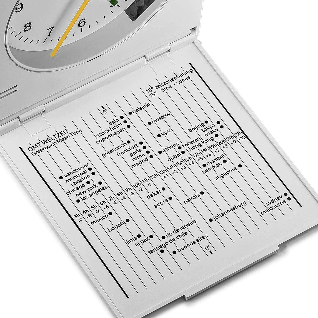 Braun Reisewecker BC05W, weiß