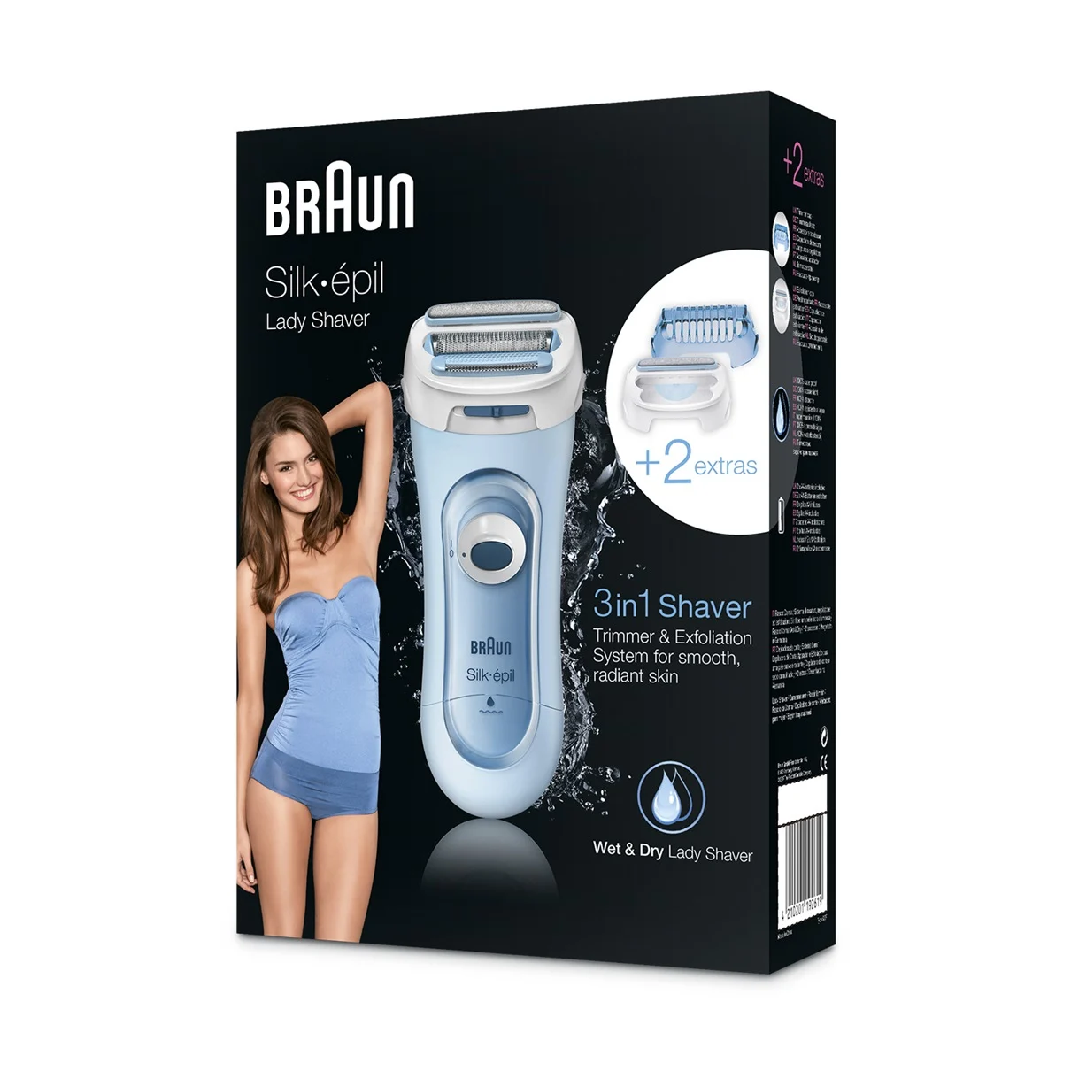 Braun Silk-épil Bodyshave LS 5160, Blau