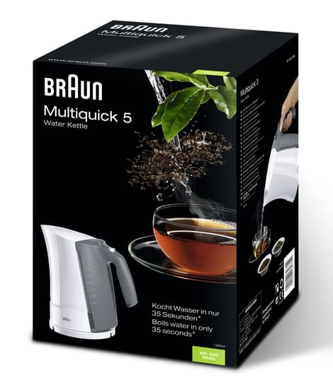 Braun Wasserkocher Multiquick 5-WK 500 weiß