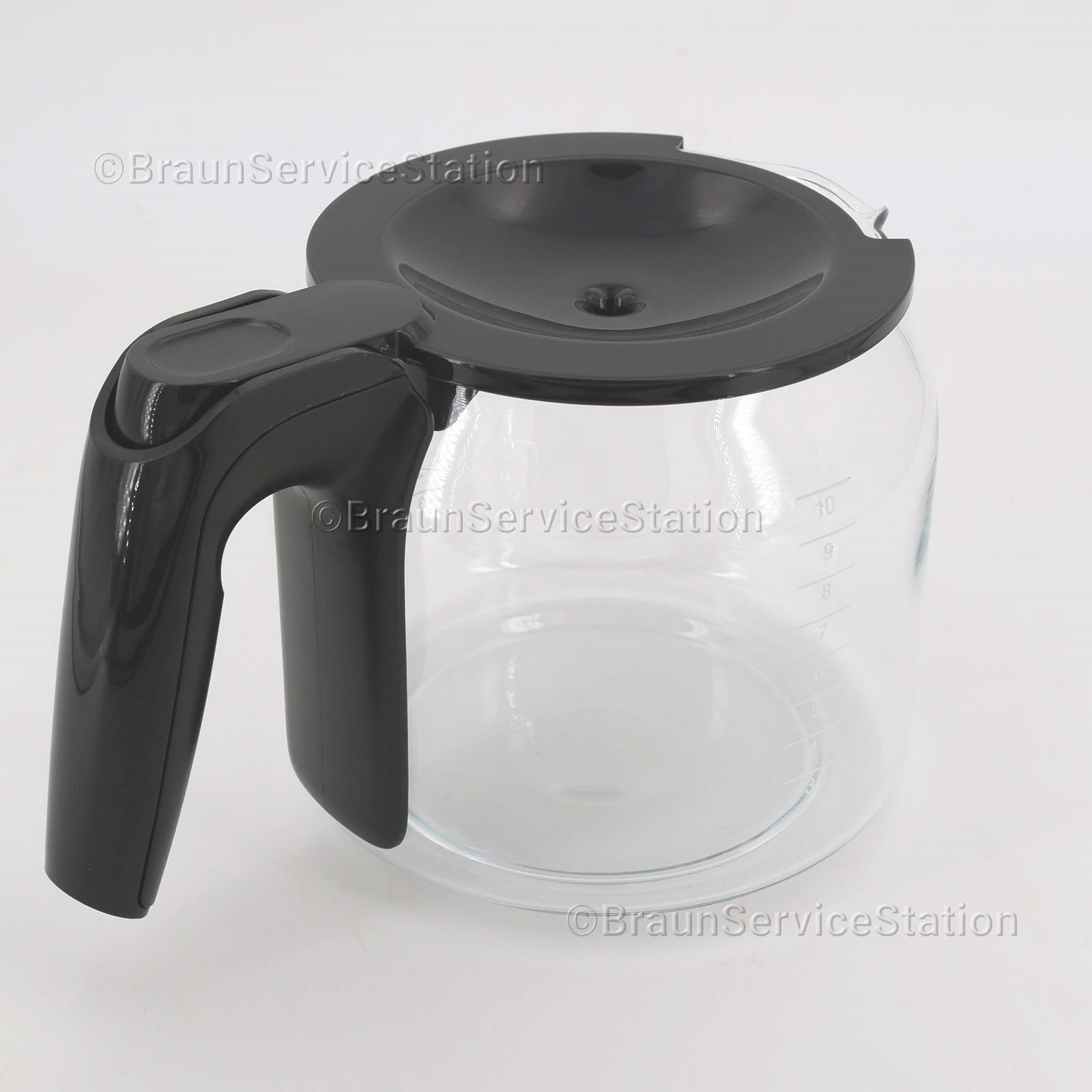 Ersatzkanne für Braun Kaffeemaschine KF3120 weiß, 7313210654