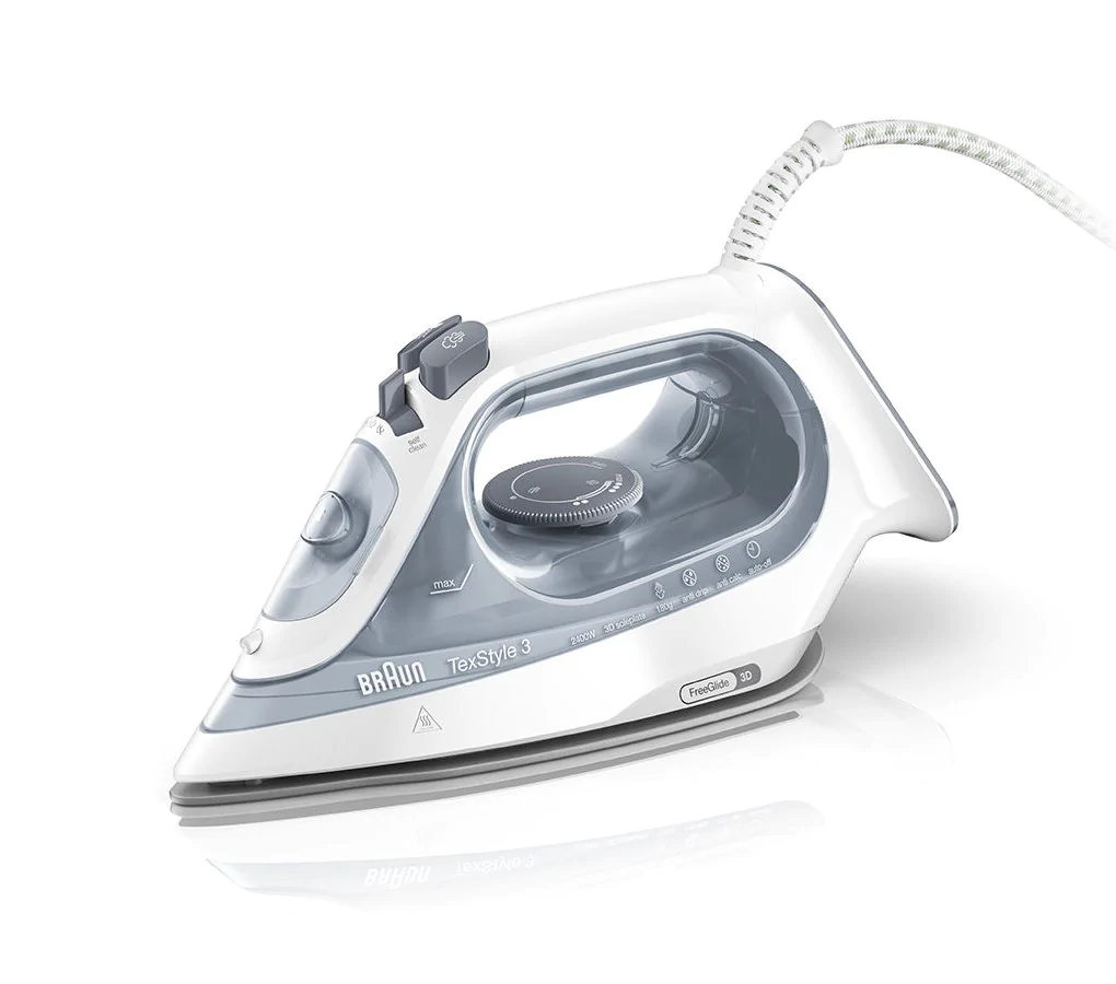 Braun TexStyle 3 Dampfbügeleisen SI 3054 Grau