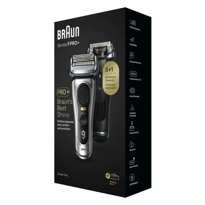 Braun Rasierer Series 9 Pro+ 9517s inkl. Reise-Etui, silber