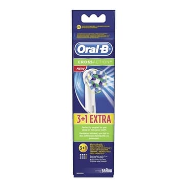 Oral-B Ersatzzahnbürsten CrossAction 3+1, Vorteilspack