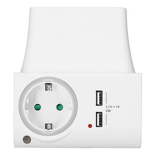 USB-Ladegerät mit Nachtlicht 